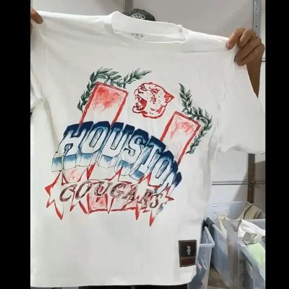 Cactus Jack by Travis Scott x Mitchell & Ness University Of Houston XL Tee New - Picture 3 of 3